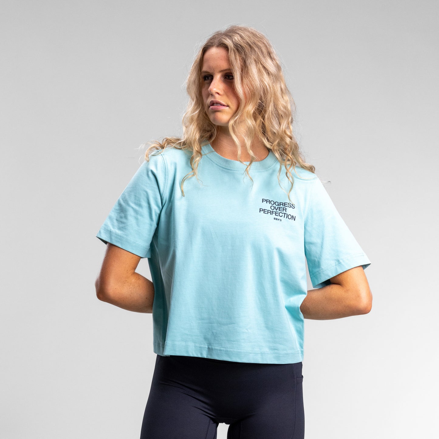 Progress Relaxed Tee Women's AQUA