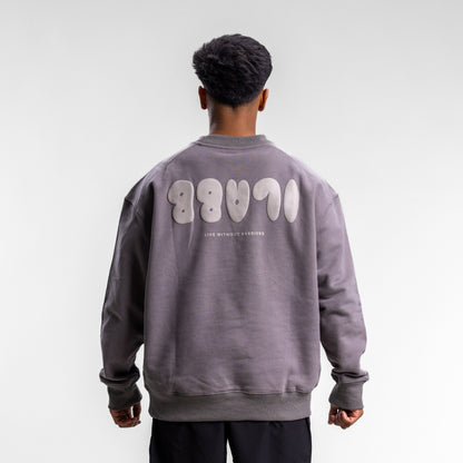 Puff Block Crew Unisex GRANITE