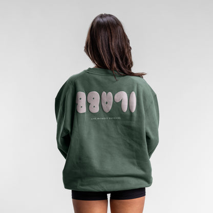 Puff Block Crew Unisex MILITARY