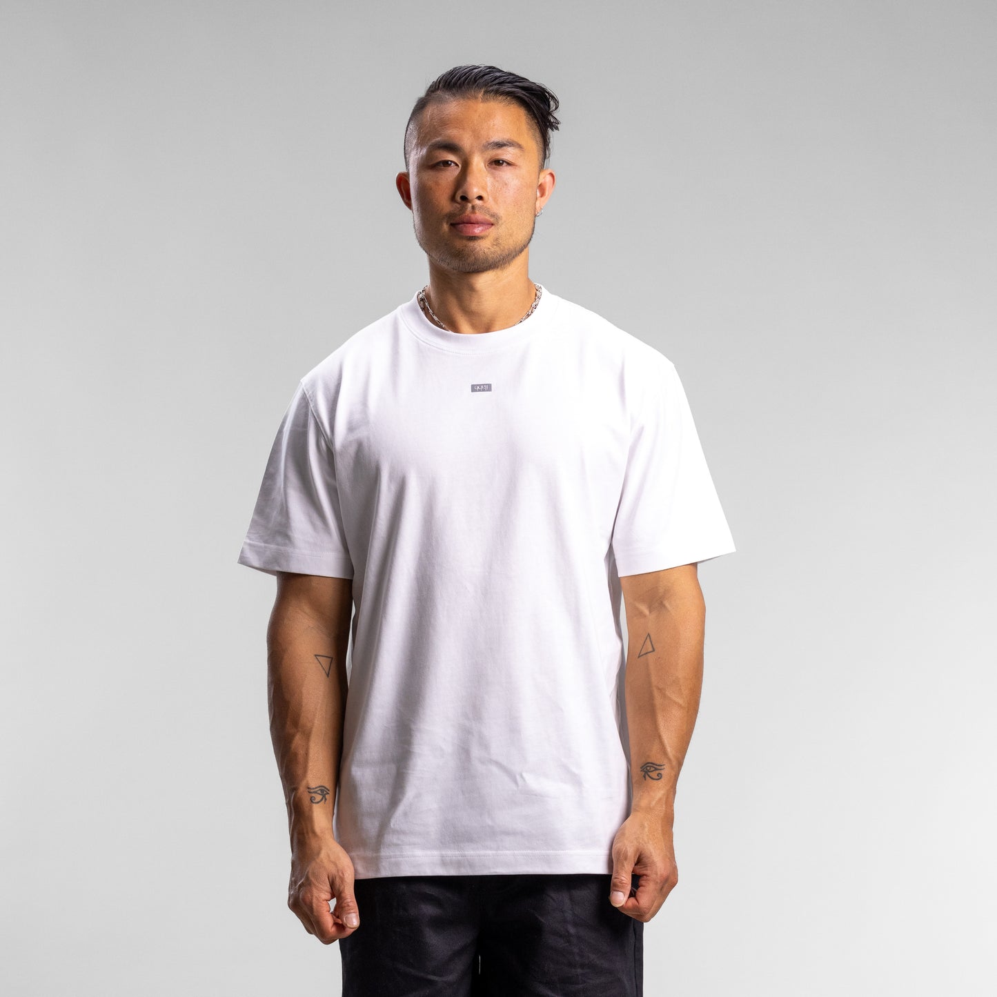 Capsize Box Block Tee Unisex WHITE